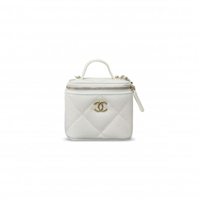 CHANEL MASTER  25K CAVIAR LEATHER MINI VANITY CASE AP4934 (11*8.5*7cm)